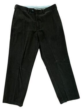 Savane Select Edition Mens Corduroy Pants 38x30 Earth Brown 100% Cotton Trousers